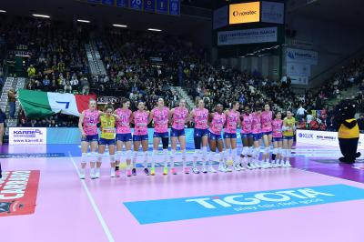TREVISO 12022025 LEGAVOLLEY FEMMINILE PROSECCO DOC IMOCO - MUNIA VERO VOLLEY MILANO