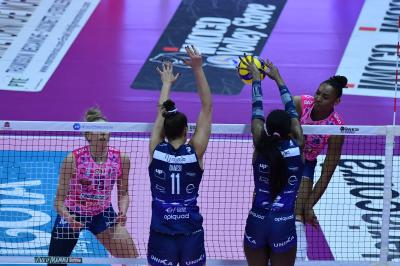 TREVISO 12022025 LEGAVOLLEY FEMMINILE PROSECCO DOC IMOCO - MUNIA VERO VOLLEY MILANO