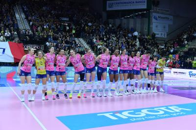 TREVISO 12022025 LEGAVOLLEY FEMMINILE PROSECCO DOC IMOCO - MUNIA VERO VOLLEY MILANO
