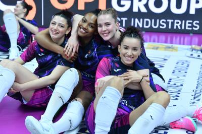 TREVISO 12022025 LEGAVOLLEY FEMMINILE PROSECCO DOC IMOCO - MUNIA VERO VOLLEY MILANO