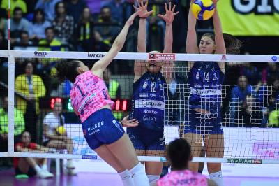 TREVISO 12022025 LEGAVOLLEY FEMMINILE PROSECCO DOC IMOCO - MUNIA VERO VOLLEY MILANO