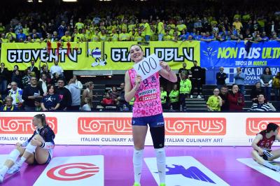 TREVISO 12022025 LEGAVOLLEY FEMMINILE PROSECCO DOC IMOCO - MUNIA VERO VOLLEY MILANO