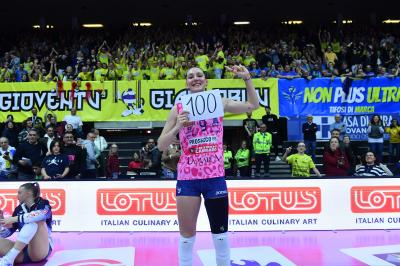 TREVISO 12022025 LEGAVOLLEY FEMMINILE PROSECCO DOC IMOCO - MUNIA VERO VOLLEY MILANO