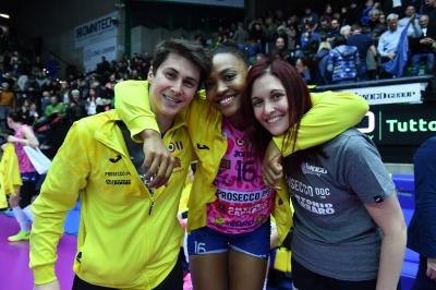 TREVISO 12022025 LEGAVOLLEY FEMMINILE PROSECCO DOC IMOCO - MUNIA VERO VOLLEY MILANO
