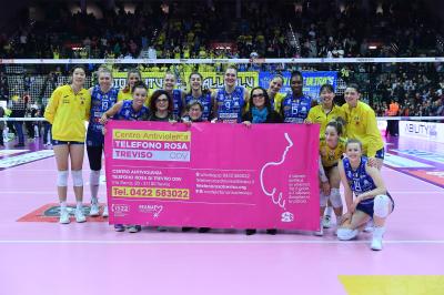 TREVISO 22022025 LEGAVOLLEY FEMMINILE PROSECCO DOC IMOCO - HONDA OLIVERO CUNEO