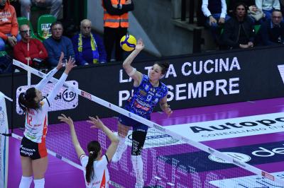 TREVISO 22022025 LEGAVOLLEY FEMMINILE PROSECCO DOC IMOCO - HONDA OLIVERO CUNEO