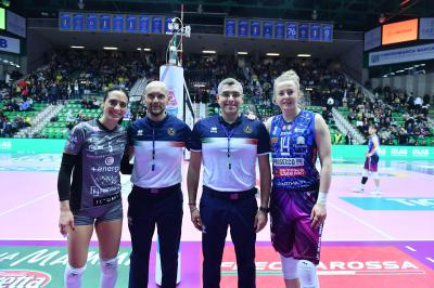 TREVISO 01032025 LEGAVOLLEY FEMMINILE PROSECCO DOC IMOCO - BARTOCCINI MC RESTAURI PERUGIA