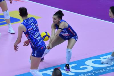 TREVISO 09 03 2025 LEGAVOLLEY FEMMINILE PLAYOFF CAMPIONATO 2024-2025 PROSECCO DOC IMOCO - BERGAMO 1991