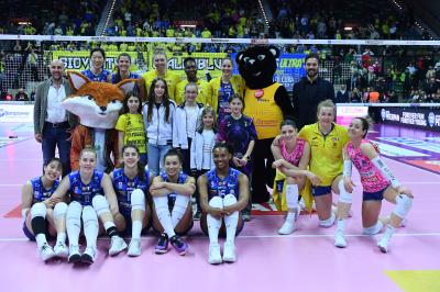 TREVISO 09 03 2025 LEGAVOLLEY FEMMINILE PLAYOFF CAMPIONATO 2024-2025 PROSECCO DOC IMOCO - BERGAMO 1991