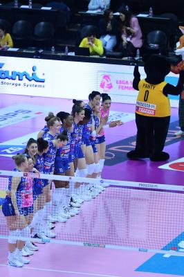 TREVISO 09 03 2025 LEGAVOLLEY FEMMINILE PLAYOFF CAMPIONATO 2024-2025 PROSECCO DOC IMOCO - BERGAMO 1991