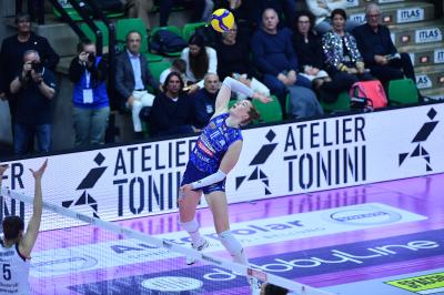 TREVISO 09 03 2025 LEGAVOLLEY FEMMINILE PLAYOFF CAMPIONATO 2024-2025 PROSECCO DOC IMOCO - BERGAMO 1991