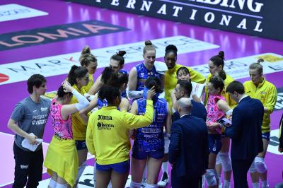 TREVISO 09 03 2025 LEGAVOLLEY FEMMINILE PLAYOFF CAMPIONATO 2024-2025 PROSECCO DOC IMOCO - BERGAMO 1991