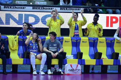TREVISO 09 03 2025 LEGAVOLLEY FEMMINILE PLAYOFF CAMPIONATO 2024-2025 PROSECCO DOC IMOCO - BERGAMO 1991