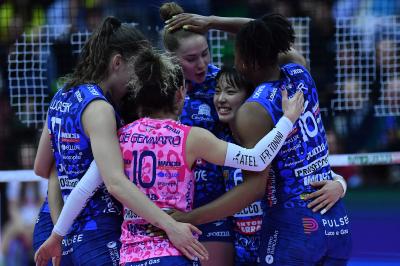 TREVISO 09 03 2025 LEGAVOLLEY FEMMINILE PLAYOFF CAMPIONATO 2024-2025 PROSECCO DOC IMOCO - BERGAMO 1991