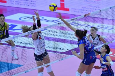 TREVISO 09 03 2025 LEGAVOLLEY FEMMINILE PLAYOFF CAMPIONATO 2024-2025 PROSECCO DOC IMOCO - BERGAMO 1991