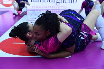 TREVISO 09 03 2025 LEGAVOLLEY FEMMINILE PLAYOFF CAMPIONATO 2024-2025 PROSECCO DOC IMOCO - BERGAMO 1991