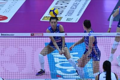 TREVISO 09 03 2025 LEGAVOLLEY FEMMINILE PLAYOFF CAMPIONATO 2024-2025 PROSECCO DOC IMOCO - BERGAMO 1991