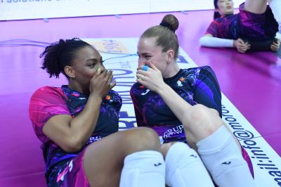 TREVISO 09 03 2025 LEGAVOLLEY FEMMINILE PLAYOFF CAMPIONATO 2024-2025 PROSECCO DOC IMOCO - BERGAMO 1991