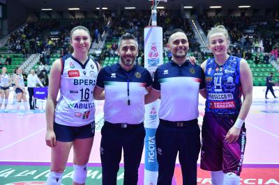 TREVISO 09 03 2025 LEGAVOLLEY FEMMINILE PLAYOFF CAMPIONATO 2024-2025 PROSECCO DOC IMOCO - BERGAMO 1991