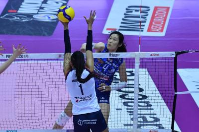TREVISO 09 03 2025 LEGAVOLLEY FEMMINILE PLAYOFF CAMPIONATO 2024-2025 PROSECCO DOC IMOCO - BERGAMO 1991