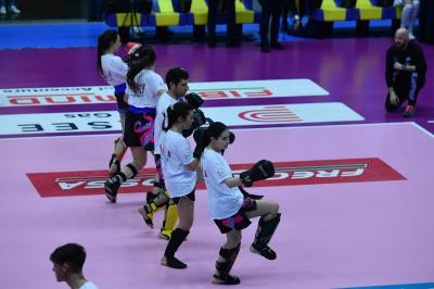 TREVISO 09 03 2025 LEGAVOLLEY FEMMINILE PLAYOFF CAMPIONATO 2024-2025 PROSECCO DOC IMOCO - BERGAMO 1991