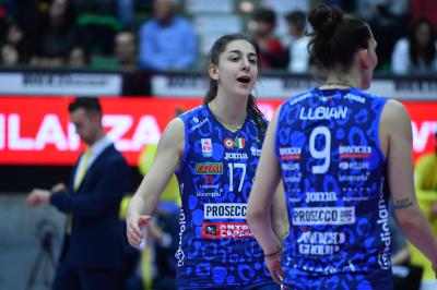 TREVISO 09 03 2025 LEGAVOLLEY FEMMINILE PLAYOFF CAMPIONATO 2024-2025 PROSECCO DOC IMOCO - BERGAMO 1991