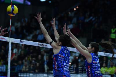 TREVISO 09 03 2025 LEGAVOLLEY FEMMINILE PLAYOFF CAMPIONATO 2024-2025 PROSECCO DOC IMOCO - BERGAMO 1991
