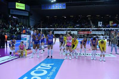 TREVISO 09 03 2025 LEGAVOLLEY FEMMINILE PLAYOFF CAMPIONATO 2024-2025 PROSECCO DOC IMOCO - BERGAMO 1991