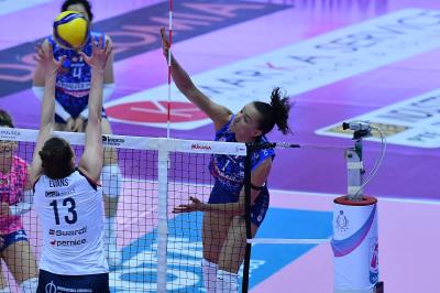 TREVISO 09 03 2025 LEGAVOLLEY FEMMINILE PLAYOFF CAMPIONATO 2024-2025 PROSECCO DOC IMOCO - BERGAMO 1991