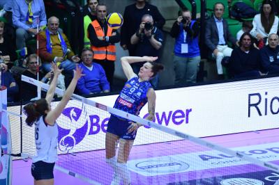 TREVISO 09 03 2025 LEGAVOLLEY FEMMINILE PLAYOFF CAMPIONATO 2024-2025 PROSECCO DOC IMOCO - BERGAMO 1991