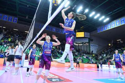 TREVISO 09 03 2025 LEGAVOLLEY FEMMINILE PLAYOFF CAMPIONATO 2024-2025 PROSECCO DOC IMOCO - BERGAMO 1991
