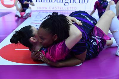 TREVISO 09 03 2025 LEGAVOLLEY FEMMINILE PLAYOFF CAMPIONATO 2024-2025 PROSECCO DOC IMOCO - BERGAMO 1991