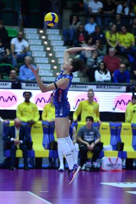TREVISO 09 03 2025 LEGAVOLLEY FEMMINILE PLAYOFF CAMPIONATO 2024-2025 PROSECCO DOC IMOCO - BERGAMO 1991