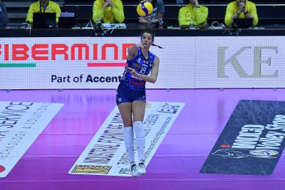 TREVISO 09 03 2025 LEGAVOLLEY FEMMINILE PLAYOFF CAMPIONATO 2024-2025 PROSECCO DOC IMOCO - BERGAMO 1991