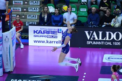 TREVISO 09 03 2025 LEGAVOLLEY FEMMINILE PLAYOFF CAMPIONATO 2024-2025 PROSECCO DOC IMOCO - BERGAMO 1991