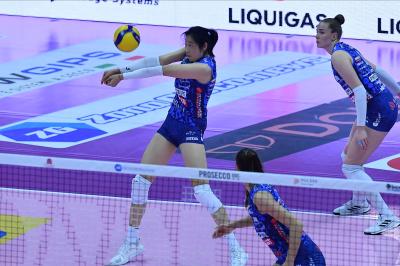 TREVISO 09 03 2025 LEGAVOLLEY FEMMINILE PLAYOFF CAMPIONATO 2024-2025 PROSECCO DOC IMOCO - BERGAMO 1991