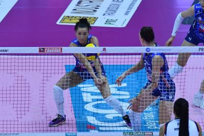 TREVISO 09 03 2025 LEGAVOLLEY FEMMINILE PLAYOFF CAMPIONATO 2024-2025 PROSECCO DOC IMOCO - BERGAMO 1991