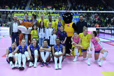 TREVISO 09 03 2025 LEGAVOLLEY FEMMINILE PLAYOFF CAMPIONATO 2024-2025 PROSECCO DOC IMOCO - BERGAMO 1991