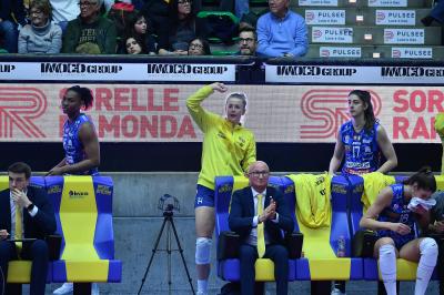 TREVISO 09 03 2025 LEGAVOLLEY FEMMINILE PLAYOFF CAMPIONATO 2024-2025 PROSECCO DOC IMOCO - BERGAMO 1991