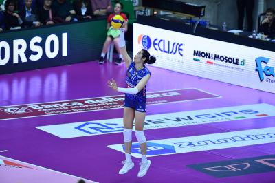 TREVISO 09 03 2025 LEGAVOLLEY FEMMINILE PLAYOFF CAMPIONATO 2024-2025 PROSECCO DOC IMOCO - BERGAMO 1991