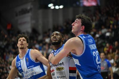 TREVISO 16 03 2025 LBA CAMPIONATO 2024-2025 NUTRIBULLET TREVISO BASKET DINAMO SASSARI