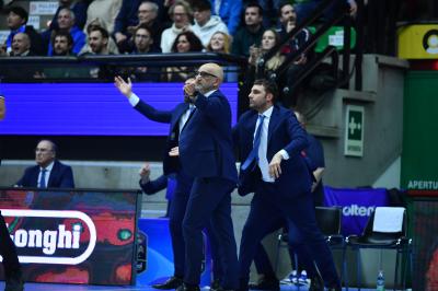TREVISO 16 03 2025 LBA CAMPIONATO 2024-2025 NUTRIBULLET TREVISO BASKET DINAMO SASSARI