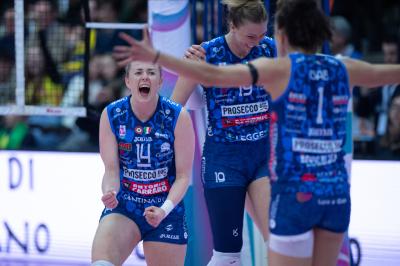 TREVISO 22 03 2025 LEGAVOLLEY PLAYOFF CAMPIONATO 2024-2025 PROSECCO DOC IMOCO - IGOR GORGONZOLA NOVARA