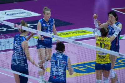 TREVISO 22 03 2025 LEGAVOLLEY PLAYOFF CAMPIONATO 2024-2025 PROSECCO DOC IMOCO - IGOR GORGONZOLA NOVARA