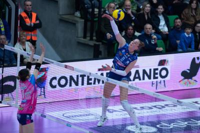 TREVISO 22 03 2025 LEGAVOLLEY PLAYOFF CAMPIONATO 2024-2025 PROSECCO DOC IMOCO - IGOR GORGONZOLA NOVARA