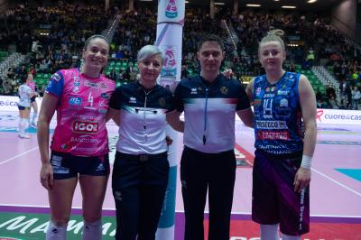 TREVISO 22 03 2025 LEGAVOLLEY PLAYOFF CAMPIONATO 2024-2025 PROSECCO DOC IMOCO - IGOR GORGONZOLA NOVARA