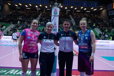 TREVISO 22 03 2025 LEGAVOLLEY PLAYOFF CAMPIONATO 2024-2025 PROSECCO DOC IMOCO - IGOR GORGONZOLA NOVARA