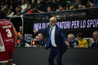 TREVISO 23 03 2025 LBA CAMPIONATO 2024-2025 NUTRIBULLET TREVISO BASKET - OPENJOBMETIS VARESE