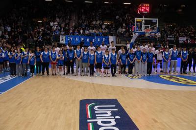 TREVISO 23 03 2025 LBA CAMPIONATO 2024-2025 NUTRIBULLET TREVISO BASKET - OPENJOBMETIS VARESE