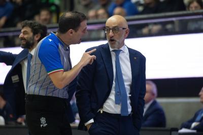 TREVISO 23 03 2025 LBA CAMPIONATO 2024-2025 NUTRIBULLET TREVISO BASKET - OPENJOBMETIS VARESE